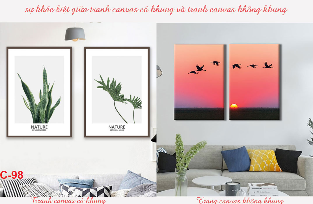 khung tranh canvas